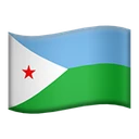 Drapeau : Djibouti