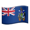 Drapeau : Géorgie du Sud-et-les Îles Sandwich du Sud