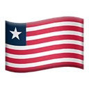 Drapeau : Liberia