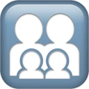 Famille : homme, femme, fille et garçon