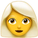 Femme : cheveux blancs