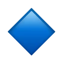 Petit losange bleu
