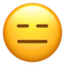 Visage sans expression