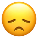 Visage déçu