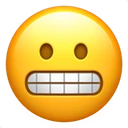 Visage grimaçant