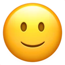 Visage avec un léger sourire