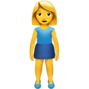 Femme debout