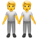 Deux personnes se tenant la main