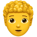 Adulte : cheveux bouclés