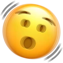 Visage secoué