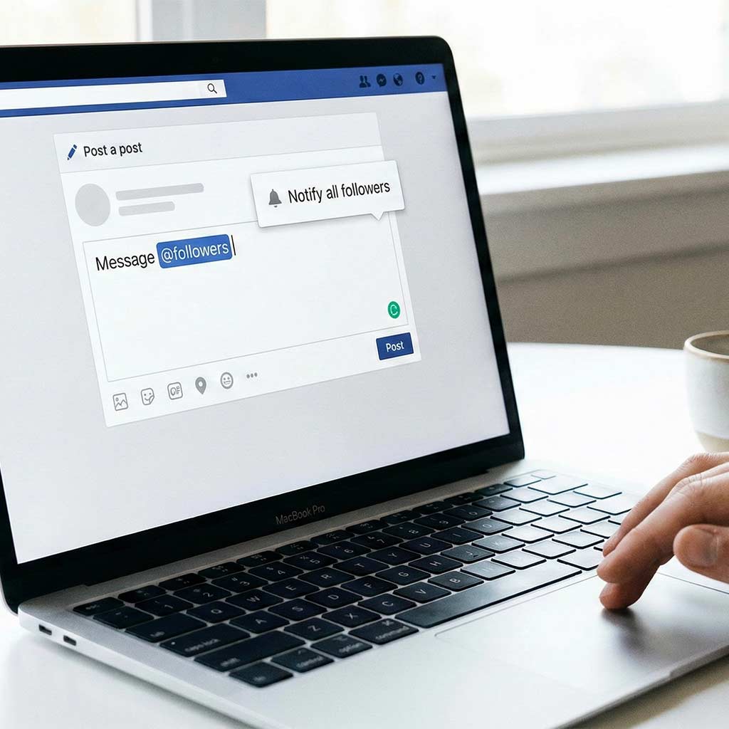 Rédigez votre publication depuis un ordinateur